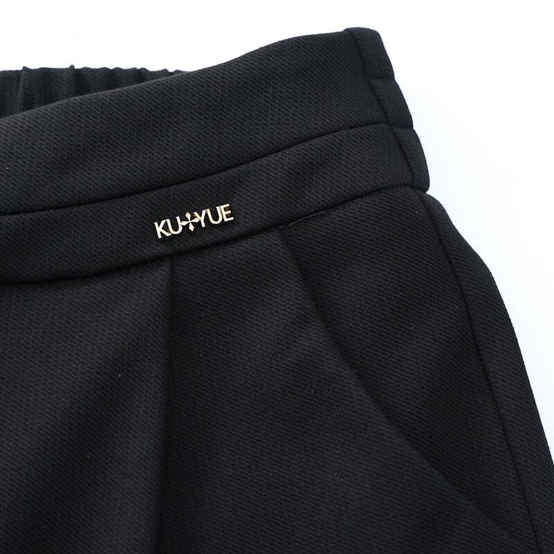 Past Women's Elastic Waist Casual Cropped Pants