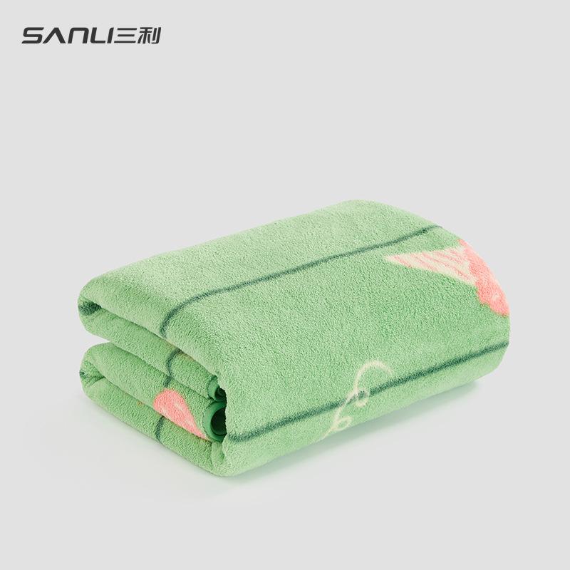 Towel cartoon dry hair cap female absorbent shampoo dry hair towel head towel adult shower cap printed bag head towel 70*140