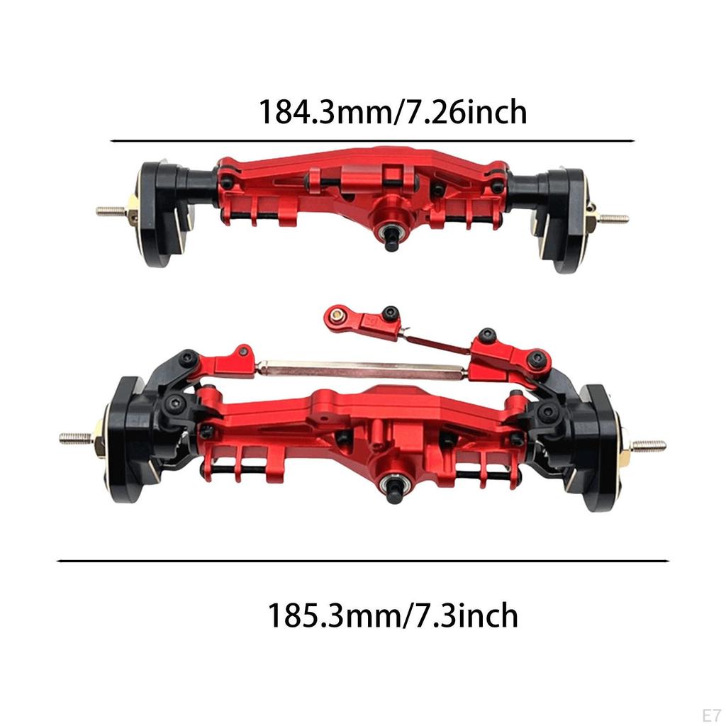 Front And Rear Axle Assembly, Reinforced RC Car Axle, Remote Control Spare Part, Replacement for