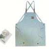 Durable Build  Thick Canvas Apron in Light Color Ideal for Kitchen, Baking, Barista, Hairdresser Painter Work,Durable Kitchen Apron Stylish Workwear