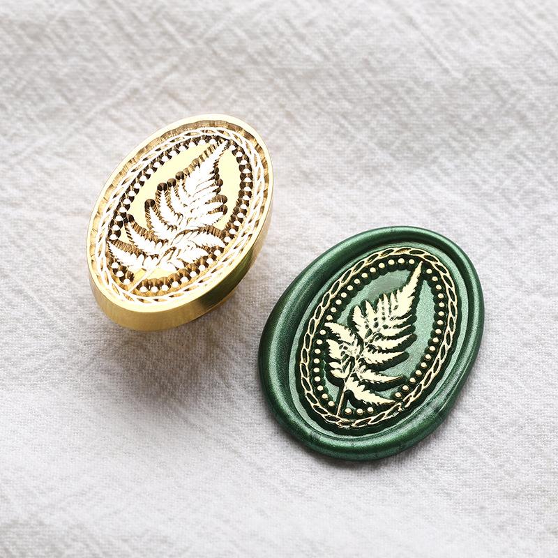 Vzor Javorových Listů Sedmikrásky Pečetní Razítko Retro Pečetní Vosk Razítko Vyměnitelná Hlava Květiny List Zdobit Dárek Povijnice Kapradina