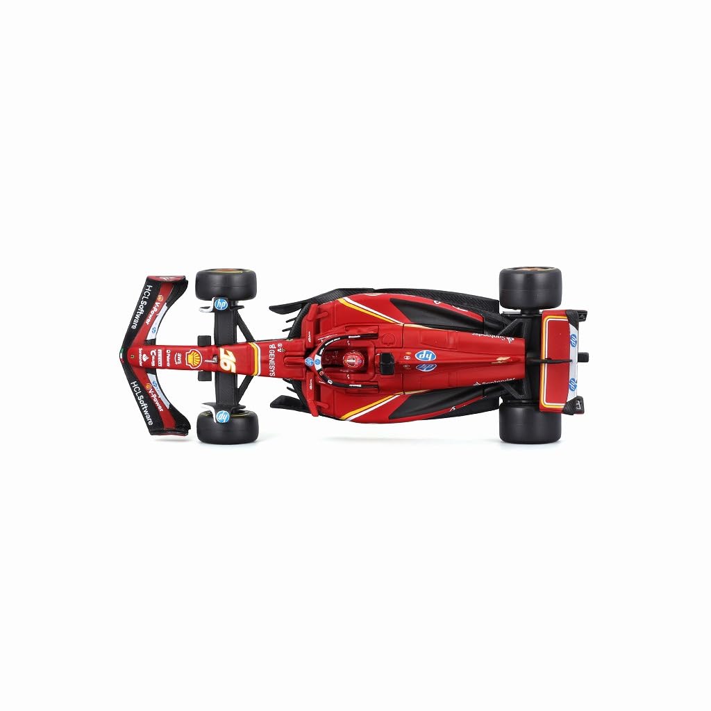 Burago Ferrari 2024 Imola GP Leclerc with Driver Finished Product 1/43 SF-24 No.16 C. 18-36843LI