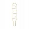 Gold Metal Support for Climbing Plants Portale 60cm - Elegant Ladder for Flowers in Glamorous Style, Modern Gold Support Frame for Monstera