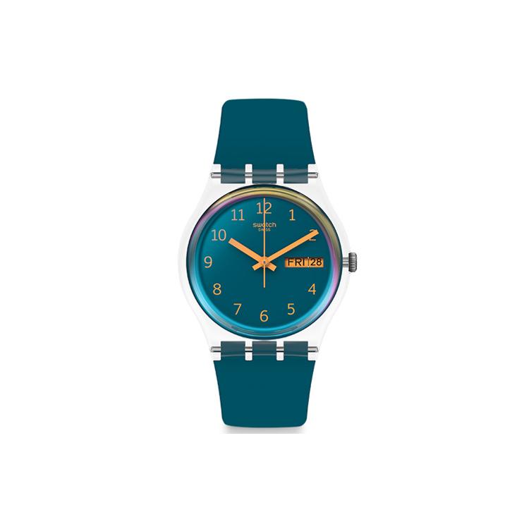 SWATCH Unisex 34mm Blue Watch GE721 GE721 Blue Dial