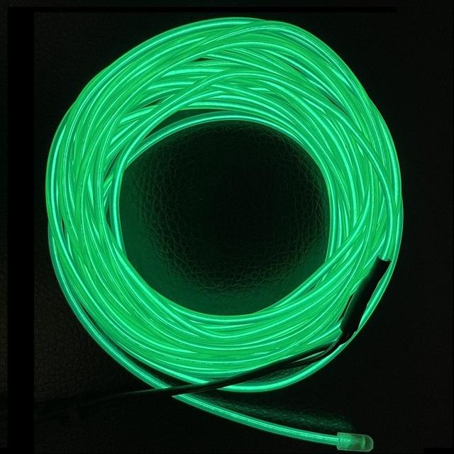 Flexible Neon Light 10M/5M/3M/1M EL Wire Led Neon Dance Party Atmosphere Decor Lamp RopeTube Waterproof Multicolor Led Strip Red