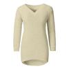 Womens Cute Sweaters Casual V Neck Fleece Pullover Long Sleeve Thermal Soft Fuzzy Sweater Winter Clothes