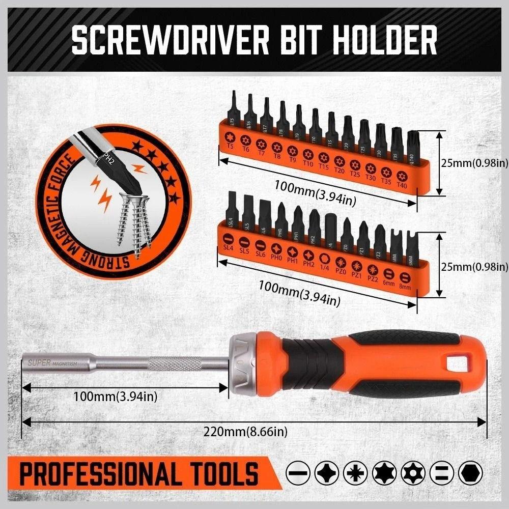 Built-in Magnet Screwdriver Set Cross Shaped Multifunctional Screwdriver Screw Removal