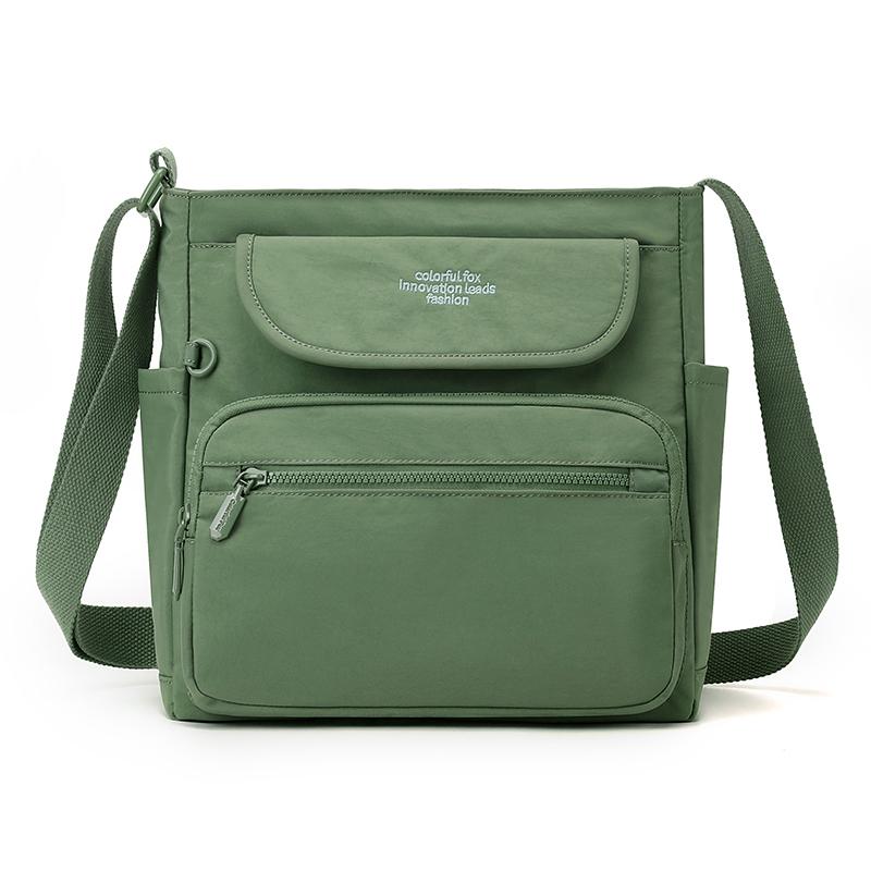 Stylish Crossbody Bag with Front Flap and Multiple Pockets for Everyday Use