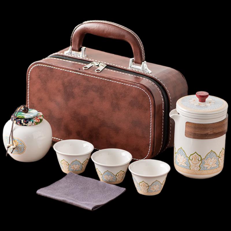Pinjian PJB019 Antique Charm C Travel Tea Set