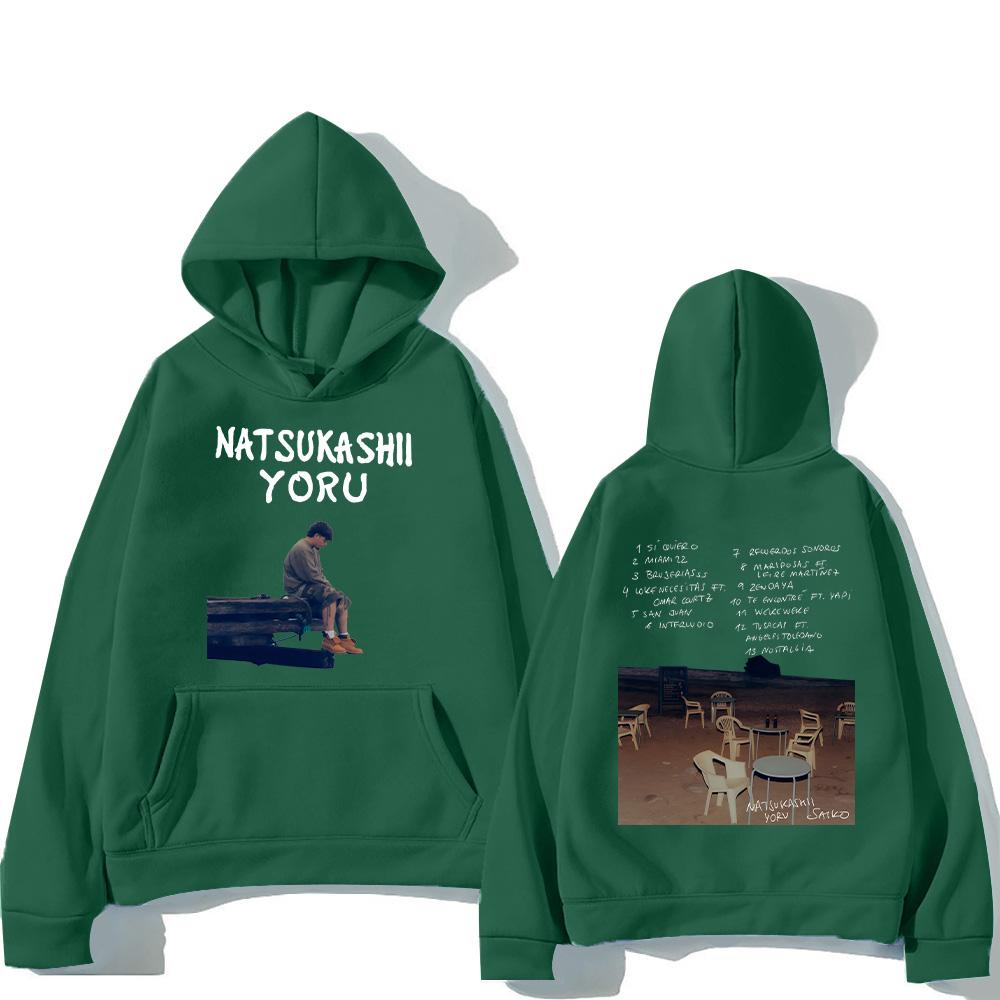 Rapper SAIKO Album Merch Hoodies Saiko Natsukashii Yoru Sweatshirt Men's Women Fashion Clothing Oversized Casual Pullover Trends
