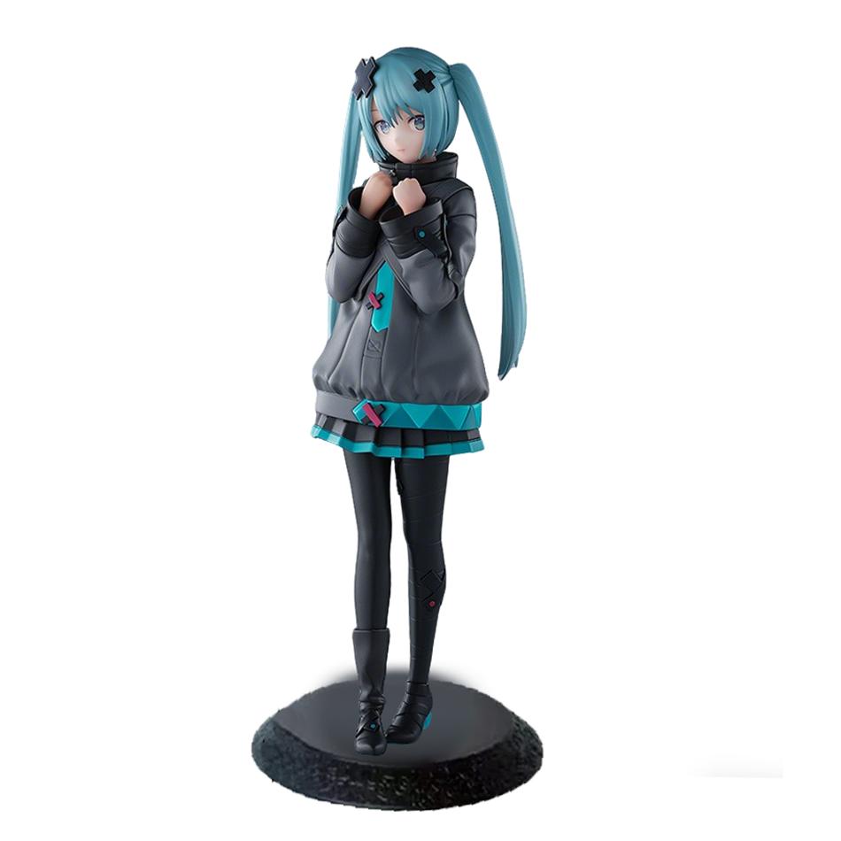 New Anime Hatsune Miku Handmade In A World With Closed Windows Collectible Anime Action PVC Model Animation Peripheral Ornaments