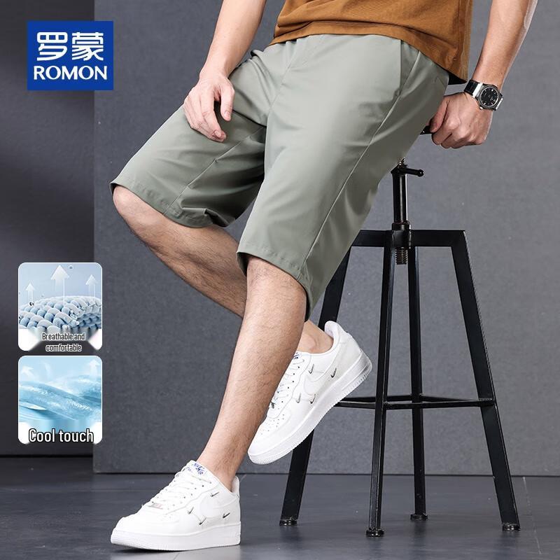 ROMON Men s Breathable Casual Work Shorts 32