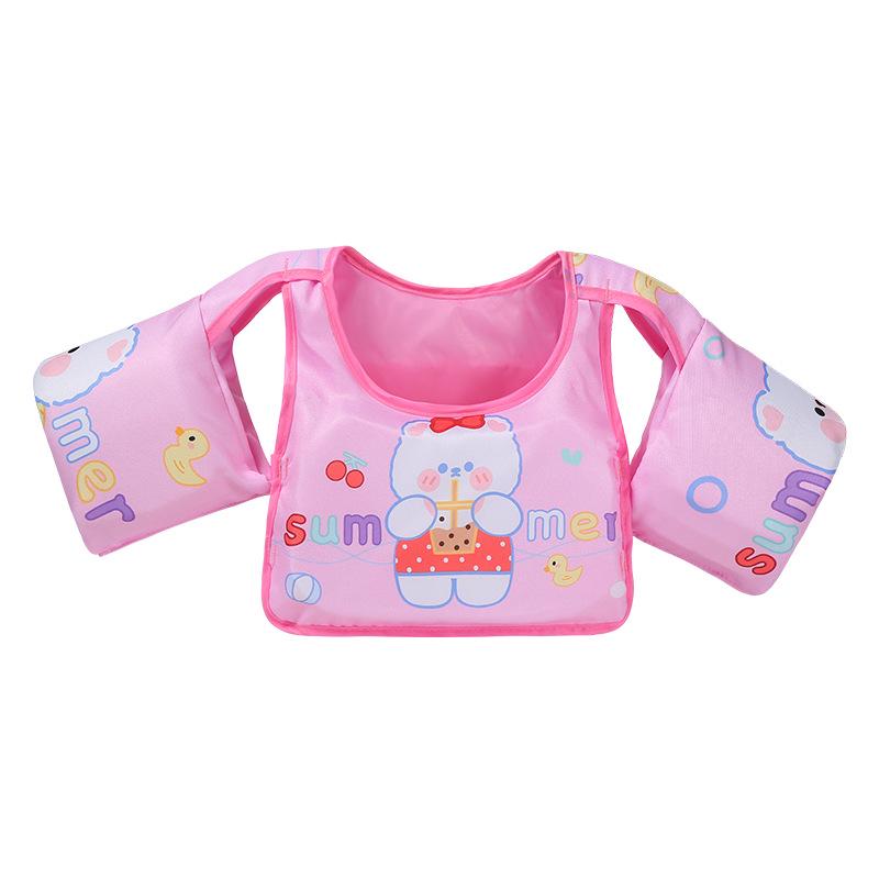 Cartoon Kids' Swimsuit & Water Play Gear: Armbands, Floats, Swim Rings, Life Jackets, Water Sleeves, Buoyancy Vests.