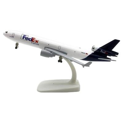 FedEx MD-11 Diecast Model letadla 20 cm s stojánkem