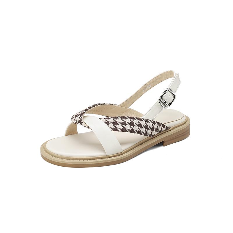 Fashion 2024 Summer Open Toe Women Sandals Flats Women Shoes Fashion Women Platform Shoes Flat with Gladiator Sandals Women