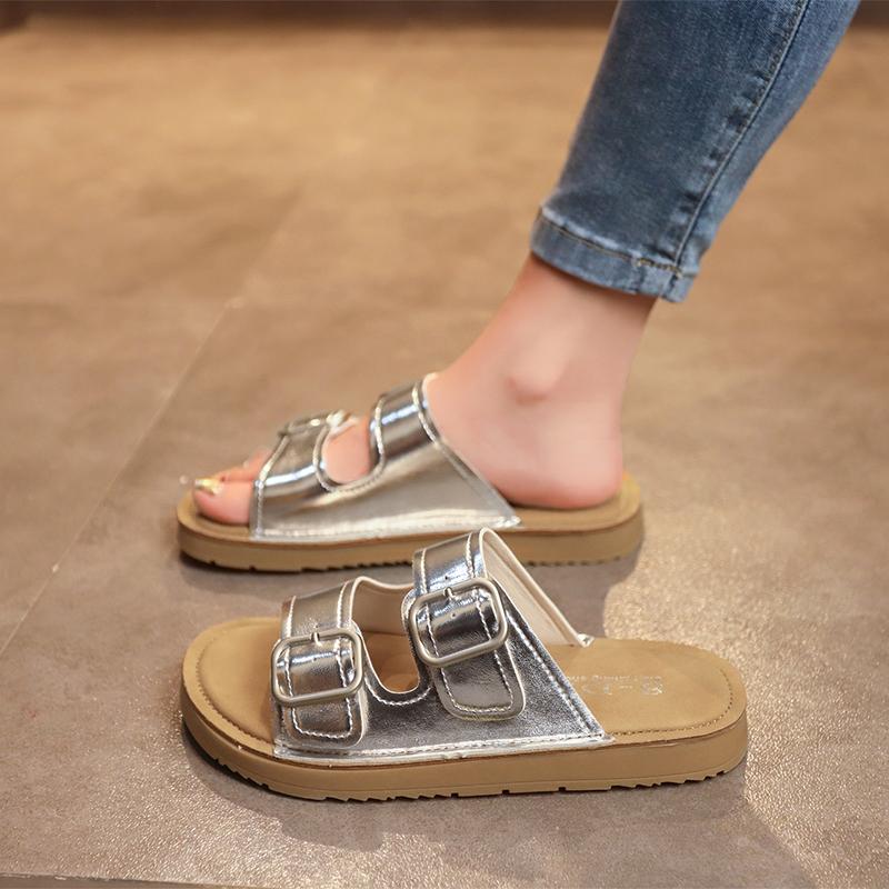 New Trend Women's Sandals Summer Soft Soled Non-slip Slippers Comfortable Flat Shoes Indoor Outdoor Sandals