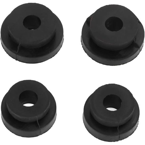 Defender Radiator Mount Bushing Kit (4PCS) for 200Tdi 300Tdi 1990-1998 Upper Lower Support Mounting Pads Grommets - Rubber Construction, Compatible