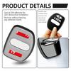HVD1  4PCS Stainless Steel Car Door Lock Buckle Protective Cover Accessory For Lada Vesta Granta Largus Vaz Samara Vesta Niva 4X4 2110