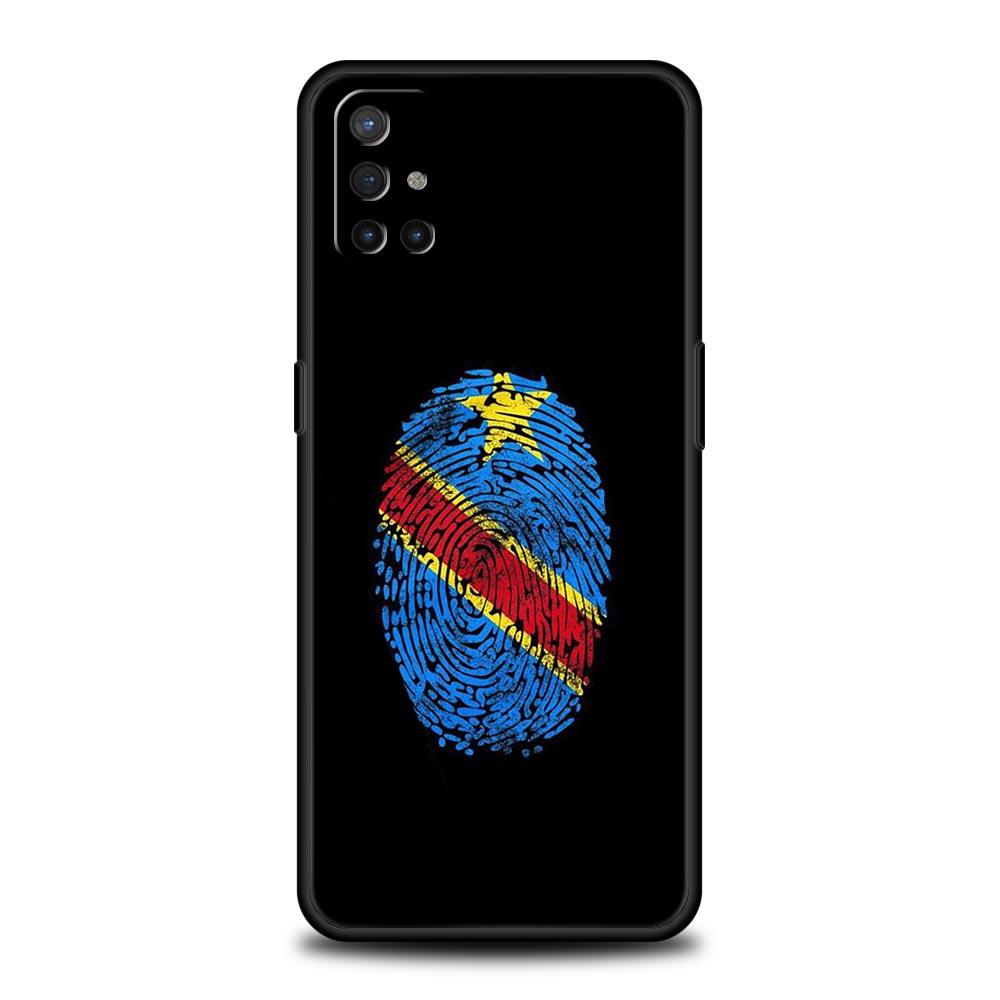 

Congo flag Phone Case For OnePlus 12 11 10 9 8 7 7T Pro 12R 10R 9RT 9R 8T Nord N100 N200 N10 2T CE 2 5G Soft Black Cover For OnePlus 7