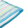 Makeup Cosmetic Stationery Rainbow Color Grid Cosmetic Storage Mesh Pen Bag Zipper Pencil Case