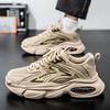 Spring Men'S Shoes Breathable Explosion Mesh Youth Sports Shoes Casual Platform Versatile Dad Trendy Shoes