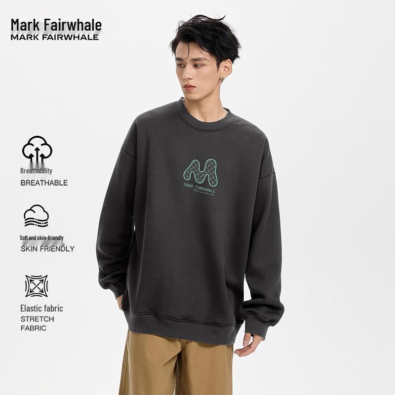 

Mark Fairwhale Men s Relaxed Fit Round Neck Pullover Sweatshirt 3XL