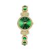 ZIDO Elegant Green Women's Waterproof Rhinestone Wristwatch