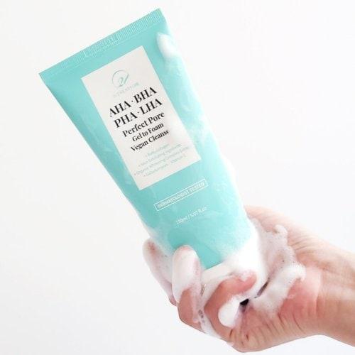 Abapara Perfect Pore Gel to Foam Vegan Cleanser 150ml Micro Bubble