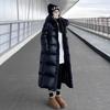 Black Down Jacket Women Hooded Coat Keep Thickening Warm Fashion Streetwear Duck Down Feather Female