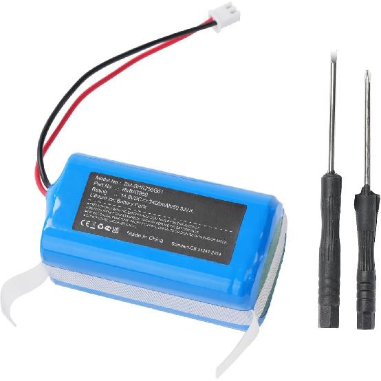 

Аккумулятор Shark RVBAT850A RVBAT850 (3400 мАч/14,8 В) Замена для робота-пылесоса Shark RV750_N RV720_N RV725_N RV1001AE UR1105ARUS RV2001WD IQ R101 ION