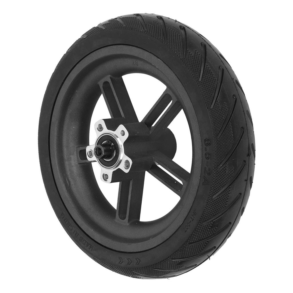 Electric Scooter Wheel Tire 8.5‑2A Inflation Free Rubber Tire Aluminum Hub Accessory for Xiaomi M365