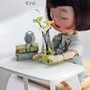 Glass Flower Vase Lovely Room Decoration Mini Flower Bottle Car Mirror Ornament