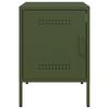 Nightstand Olive Green 36 X 39 X 50.5 Cm Steel