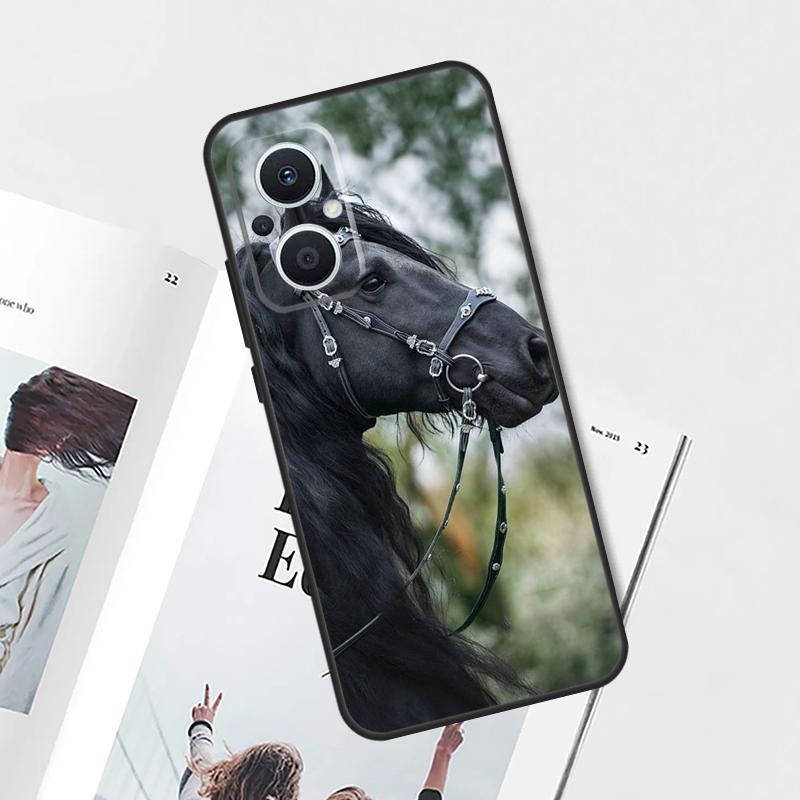 Horse Animal Case For OPPO Find X8 X6 X9 Pro OPPO Reno 14F 11F 12F 13F 7 8 Lite 10 11 12 13 14 Pro Cover