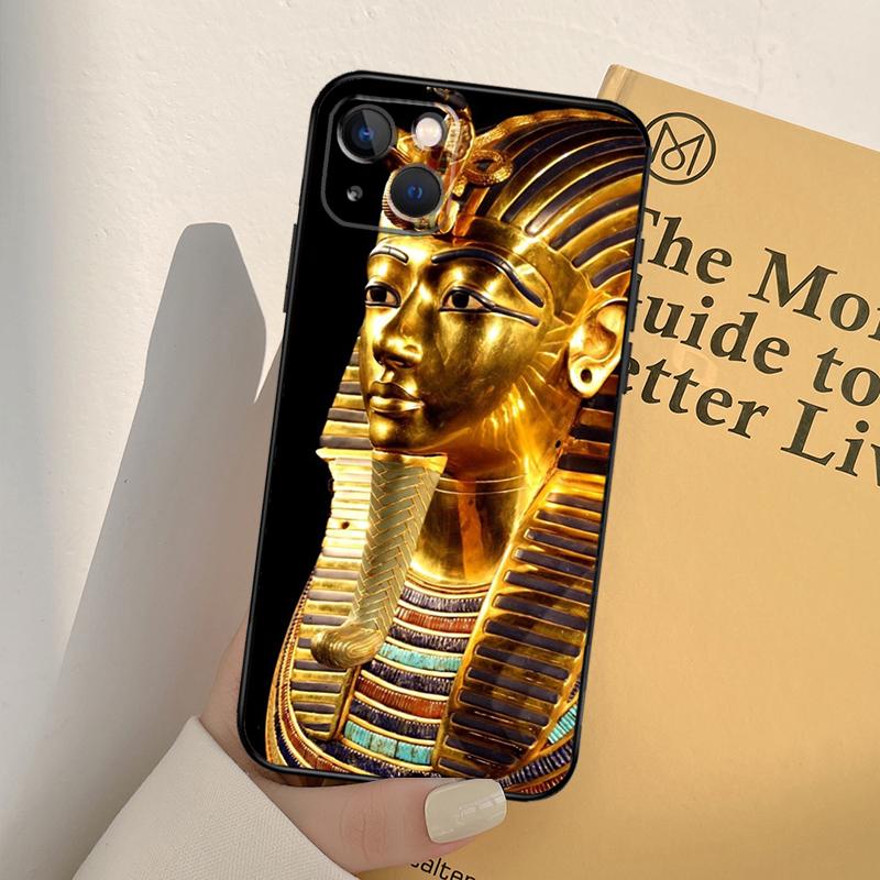Tutankhamun Phone Case For iPhone 16 15 14 13 12 11 Pro Max 12 13 Mini XR 16e 15 16 Plus Full Cover