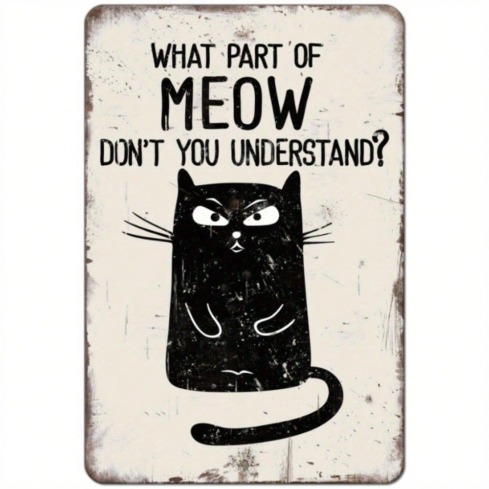 Funny Tin Sign Plate Metal Wall Art Novelty Home Decor for Kitchen Bedroom Bar Cafe