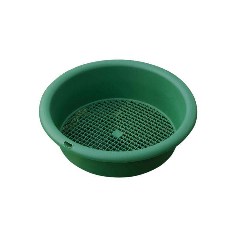 Soil Sifter Plastic Soil Sieve Filter Mesh for Soil Stone Sifting Filtration Home Garden Flower Plant Nursery Tool