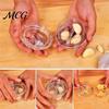 Kitchen Gadget Garlic Press Mincer Tool, Manual Squeeze Crusher for Ginger Cooking Accessory Spices, Plastic And Food Prep