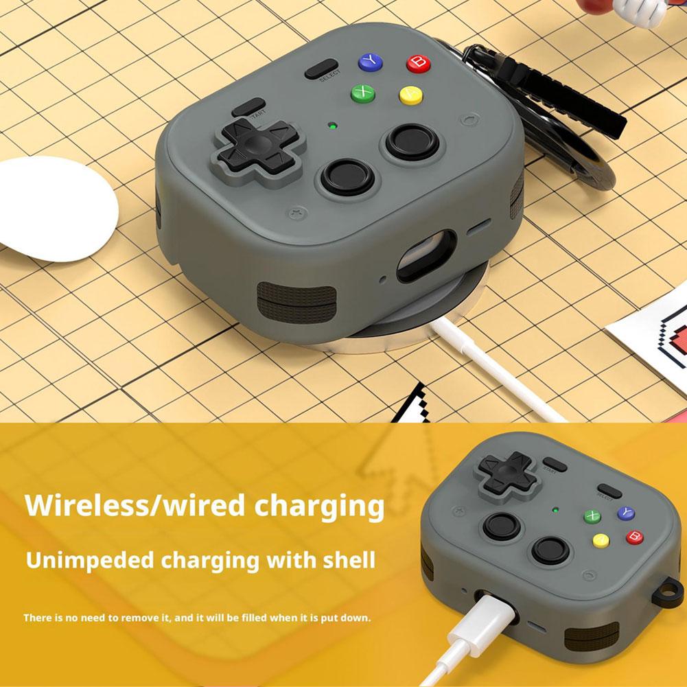 For Airpods Pro 3 Case Lock with Cleaner Kit, Game Player Design for Airpod Pro 3 Case Full Protective Case Cover with Keychain