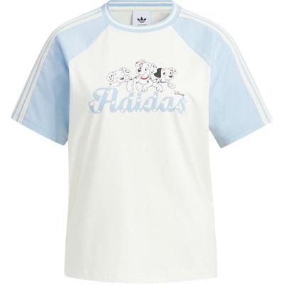 adidas T-shirt Raglan Originali X Disney Dalmata Moda Comoda Sportiva Morbida Manica Corta Top da Donna KG6698
