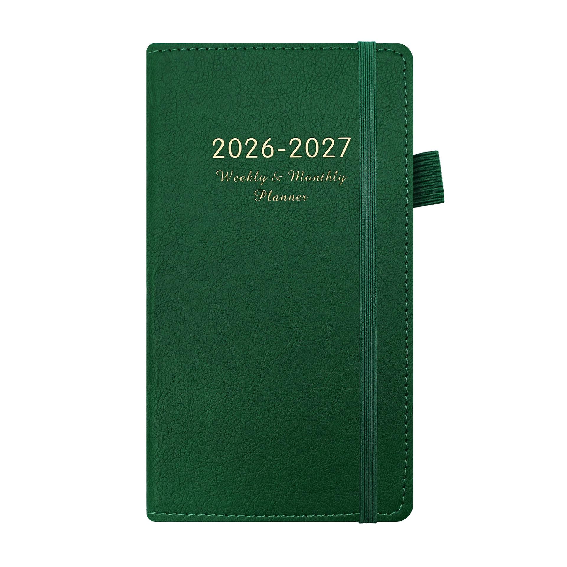24K Mid-Year Weekly Planner 2026-2027: Cross-Border Schedule Book with Simple Band A5