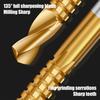 3/4/5/6/6.5/8MM Metal Twist Drill Bits Heavy Duty High Speed Steel Round Shank Drilling Screwing Boring Carving Cutting Drill Bits Woodworking Tools