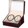 Automatic Piano Lacquer Watch Winder: Electric Motor Box for 4+6 Watches