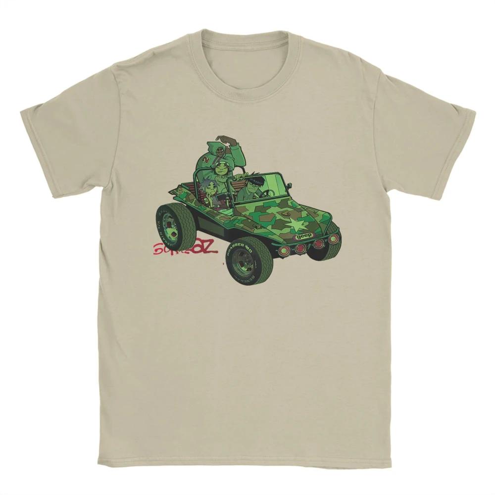 Gorillaz Geep Logo Reverse T Shirt Cotton T-Shirts for Man Women Trendy Cool Casual Tshirt Short-Sleeved Vintage Tops