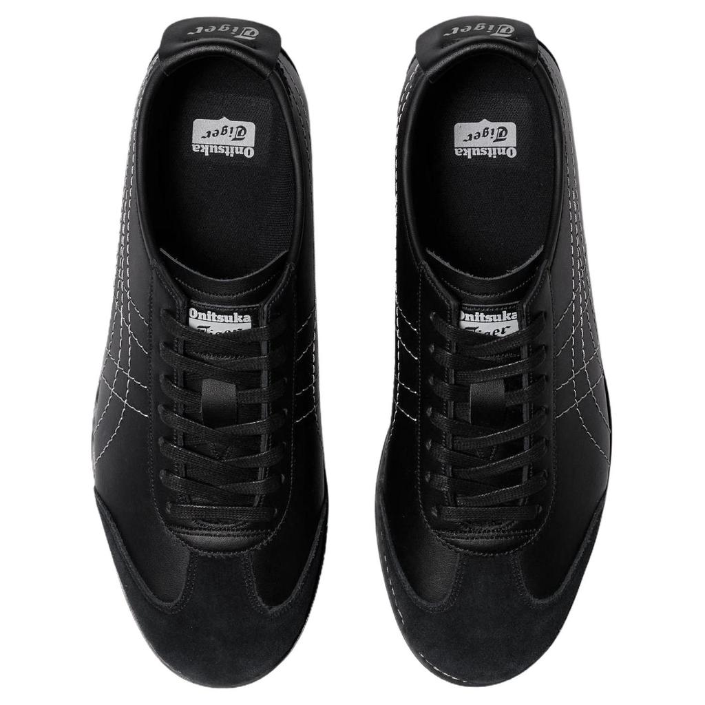 ONITSUKA TIGER Mexico 66 Chunk Comfortable Versatile Non-Slip Wear-Resistant Low-Top Casual Shoes Unisex Sneaker Black 1183C389-001