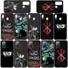 Husă Telefon pentru Samsung Galaxy S25 S24 S23 iPhone 16 15 Xiaomi Redmi Note 14 13 12 16E X 11 Pro Max OPPO Moto G85 Huawei A15Berserk Guts Husă Desen Animat