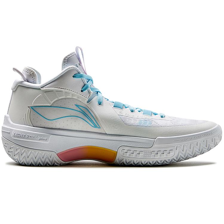Li Ning Jie Ao Cushioning Slip Resistant Abrasion Resistant Rebound Grip Mid top Outdoor Basketball Shoes Men's ABFT035-9