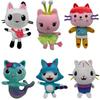 Animals Plush Gabby Dollhouse Lovely Plush Gaby Toys Plush House Cat Doll Cartoon Stuffed Animals Mermaid Cat Plushie Dolls Kids