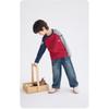 T-shirt casual stampata a maniche lunghe in cotone per bambini e ragazzi Abbigliamento autunnale