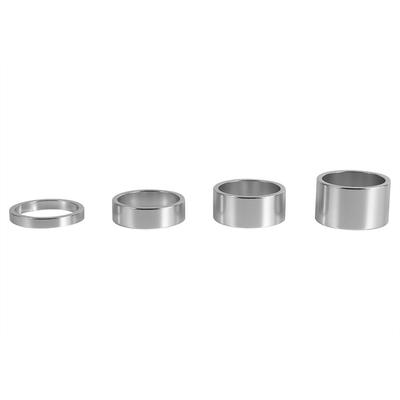 4 Farben 4 Stück Set 5mm 10mm 15mm 20mm Aluminiumlegierung Headset Spacer Fahrrad Vorbau Gabel Unterlegscheibe